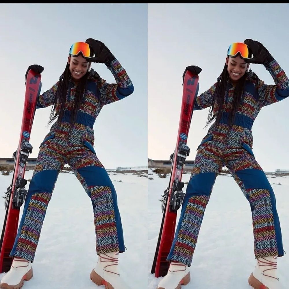 New FP Movement All Prepped Jacquard Ski Suit - Picture 4 of 11